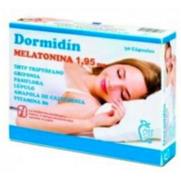 DIS Duermedis (Dormidin) 30Cap. Ayuda Sueño Reparador con Melatonina y Vitamina B6