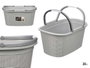 STEFANPLAST Cesto para ropa Elegance con asas, Gris claro