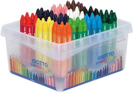 GIOTTO Pack 96 Ceras Maxi Schoolpack Surtidas