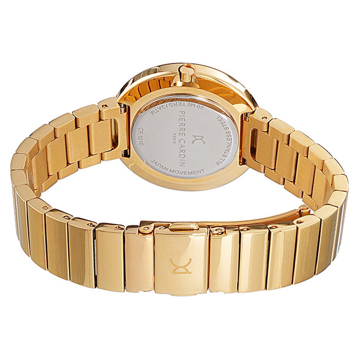Pierre Cardin CF.1010.MG Reloj para Mujer Dorado con Esfera Azul