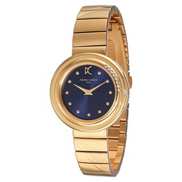 Pierre Cardin CF.1010.MG Reloj para Mujer Dorado con Esfera Azul