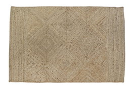 DKD Home Decor Alfombra de Yute 160x230x1 cm Marrón Natural