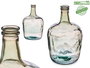 Giftdecor Botella Decorativa Vidrio Lisa Champagne 8L 19.5 x 35.5 x 19.5 cm (Set de 2)