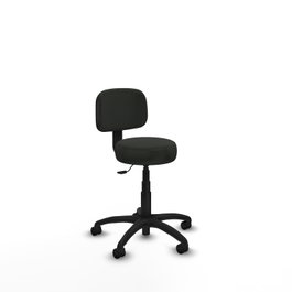 PIQUERAS Y CRESPO Silla de oficina Llanos negra con tela