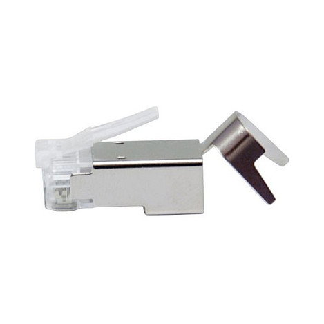 Equip Conectores RJ45 Cat8.1 Blindados, Set de 50 unidades, Plata Equip Conectores RJ45 Cat8.1 Blindados, Set de 50 unidades, Plata