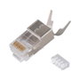 Equip Conectores RJ45 Cat8.1 Blindados, Set de 50 unidades, Plata