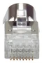 Equip Conector RJ45 Cat8.1 Blindado Plata (50 unidades)