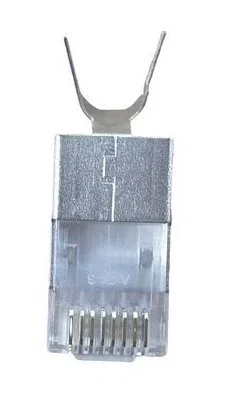 Equip Conector RJ45 Cat8.1 Blindado Plata (50 unidades) Equip Conector RJ45 Cat8.1 Blindado Plata (50 unidades)