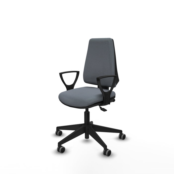 PIQUERAS Y CRESPO Silla de oficina Elche, Mecanismo Asincro, Tela Gris PIQUERAS Y CRESPO Silla de oficina Elche, Mecanismo Asincro, Tela Gris