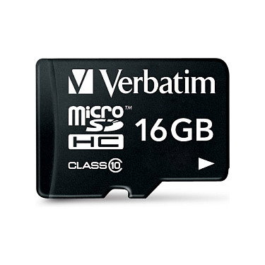 Verbatim microSDHC 16GB Clase 10 con Adaptador