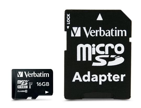 Verbatim microSDHC 16GB Clase 10 con Adaptador