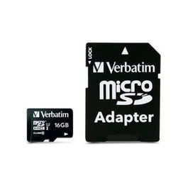 Verbatim Tarjeta Micro SDHC 16GB Clase 10 con Adaptador