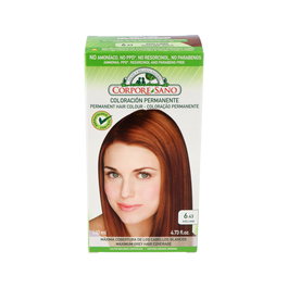CORPORE SANO Tinte Permanente Avellana (6.43) 140 ml - Crema Colorante con Champú y Acondicionador