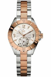 GC Reloj A70003L1 para Mujer con Correa Rosado y Plateado