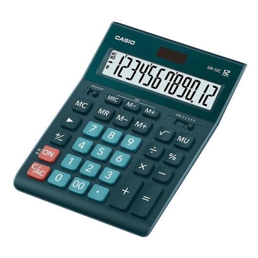 Casio Calculadora Sobremesa 12 Dígitos Verde Oscuro Casio Calculadora Sobremesa 12 Dígitos Verde Oscuro