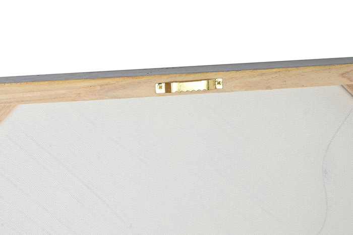 DKD Home Decor Cuadro Abstracto Blanco Marron 3 x 100 x 50 cm (2 Unidades)