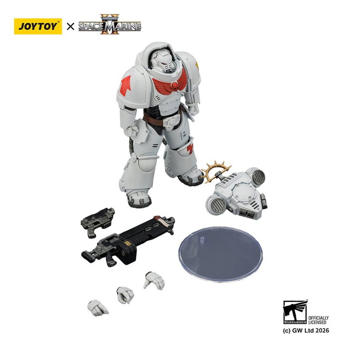 Joy Toy Warhammer 40,000 White Scars Heavy Intercessor de 12,7 cm