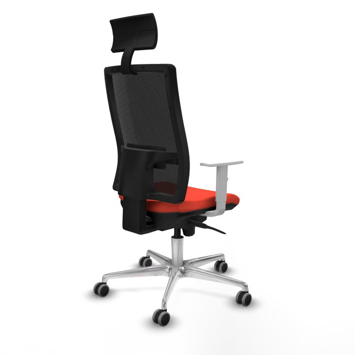 PIQUERAS Y CRESPO Silla de oficina Horna con Mecanismo Sincro, Naranja y Negro PIQUERAS Y CRESPO Silla de oficina Horna con Mecanismo Sincro, Naranja y Negro