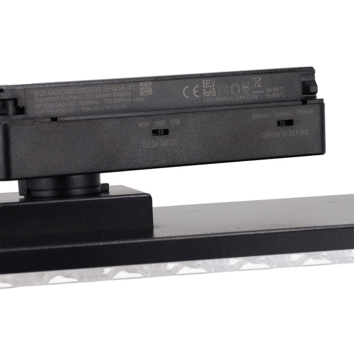 Foco Led Para Carril Market Negro 30W CCT Foco Led Para Carril Market Negro 30W CCT