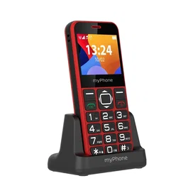 myPhone Halo 3 Teléfono Rojo Con Estación de Carga