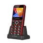 myPhone Halo 3 Teléfono Rojo Con Estación de Carga