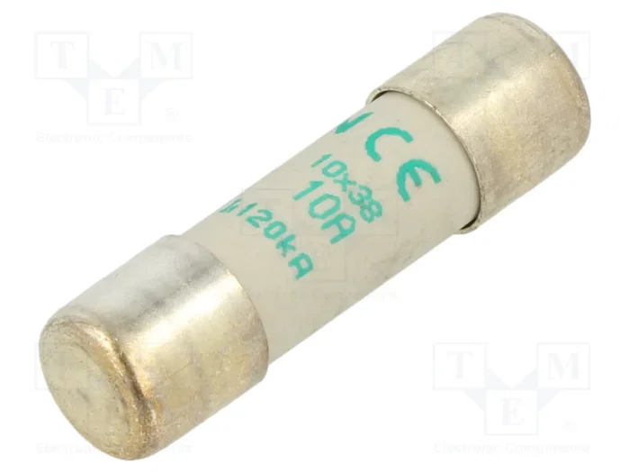 MERSEN Fusible de cartucho 10x38mm 10A 500VAC aM MERSEN Fusible de cartucho 10x38mm 10A 500VAC aM