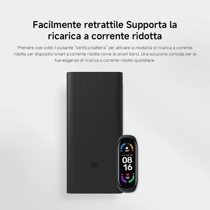 Xiaomi Powerbank 30000mAh 18W Negra PB3018ZM