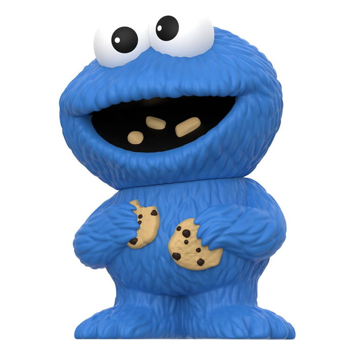 Super7 Sesame Street Cookie Monster Figura Soft Vinyl FUN! FUN! Wave 02