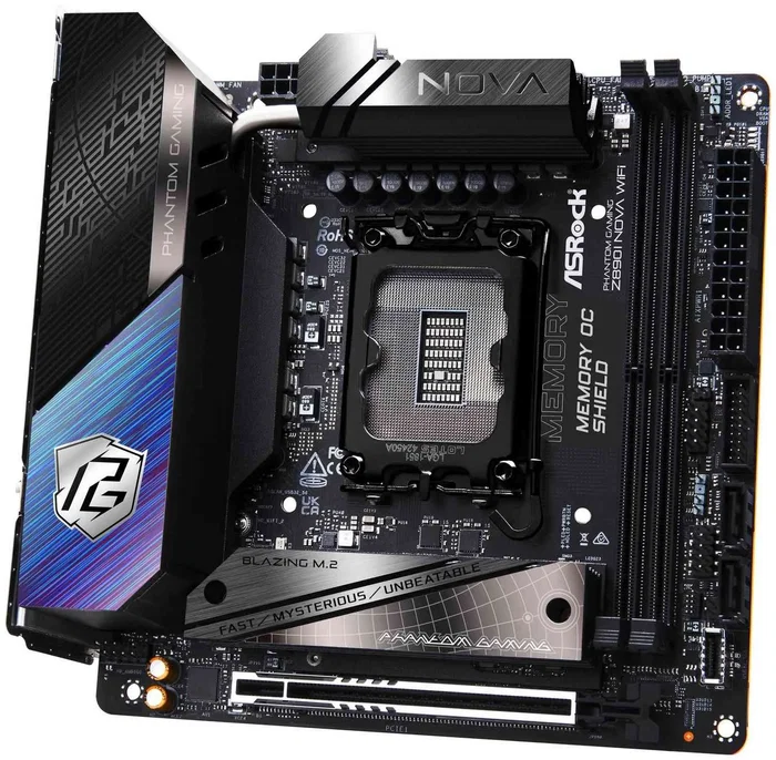 ASRock Phantom Gaming Z890I Nova WiFi Mini ITX LGA 1851 Intel Z890 ASRock Phantom Gaming Z890I Nova WiFi Mini ITX LGA 1851 Intel Z890