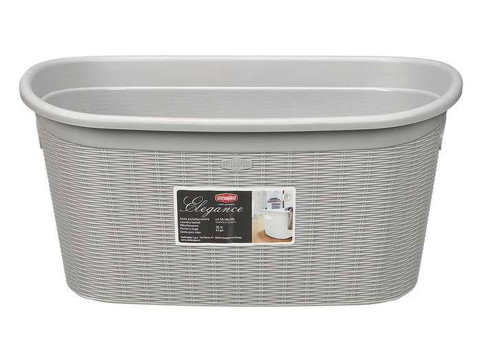 STEFANPLAST Cesto para la ropa Elegance Gris claro