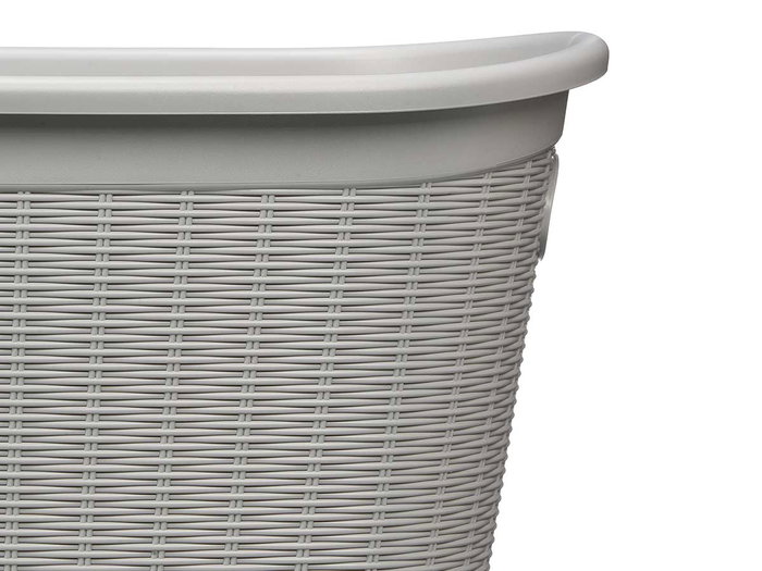 STEFANPLAST Cesto para la ropa Elegance Gris claro