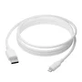 Dbramante1928 CB25ALWH7086 Cable USB A Macho a Lightning Macho 2.5 m Blanco - 100% Plástico Reciclado, Sostenible