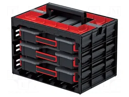 KISTENBERG TAGERCASE Conjunto de contenedores negro