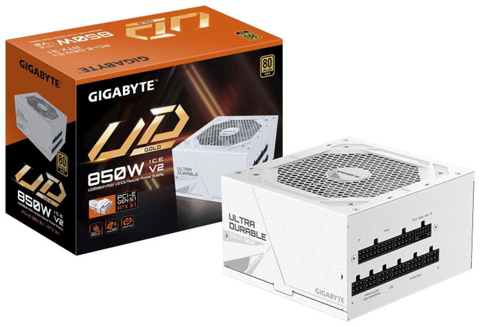 Gigabyte UD850GM PG5 V2 ICE 850 W 80 PLUS Gold Blanco