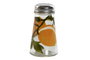 DKD Home Decor Salero Limones Mediterraneo Amarillo Cristal Inox Cierre Hermetico 5.6x10x5.6 cm