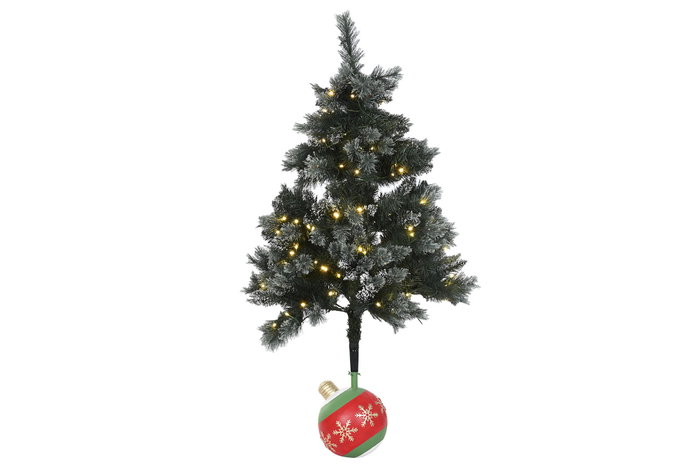 DKD Home Decor Base Árbol Magnesia Multicolor 41x41x48 cm