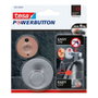 Tesa Colgador powerbutton classic round de acero inoxidable