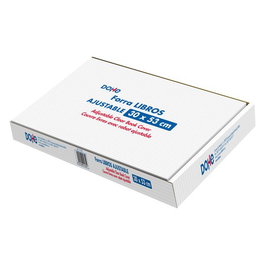 DOHE Forro Ajustable PVC Transparente 120µ 30x53 cm Caja de 100