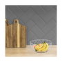 Secret Of Gourmet Frutero metálico Baltik blanco/madera ø28 cm