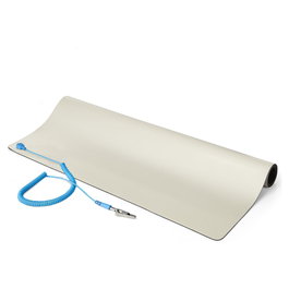 Startech Alfombrilla Antiestática para Reparación Electrónica con Cable de Toma a Tierra Removible 60cm x 120cm