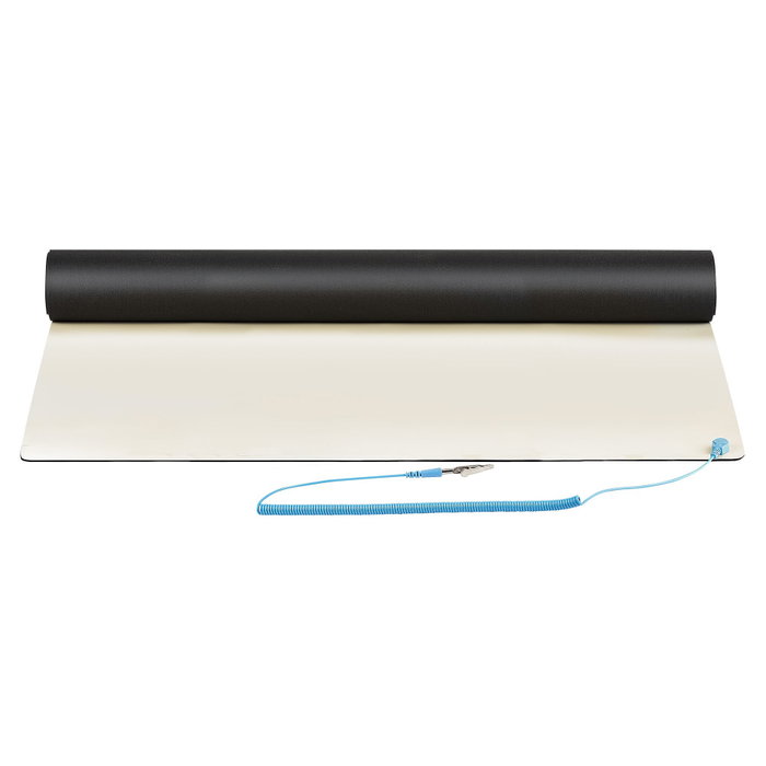 Startech Alfombrilla Antiestática para Reparación Electrónica con Cable de Toma a Tierra Removible 60cm x 120cm