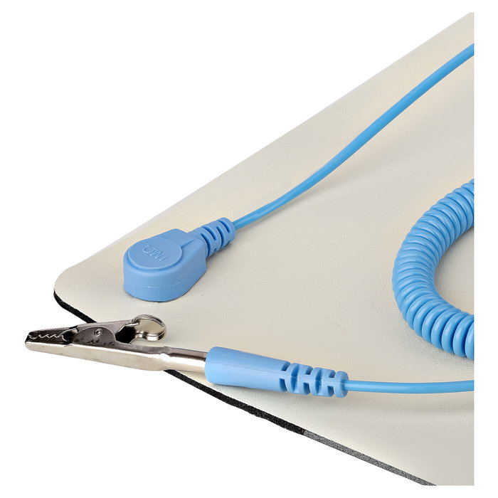 Startech Alfombrilla Antiestática para Reparación Electrónica con Cable de Toma a Tierra Removible 60cm x 120cm