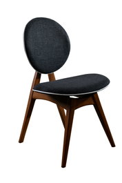 Hanah Home Touch v2 Sillas Escandinavas Antracita Madera de Carpe Lino Confort y Estilo