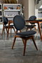 Hanah Home Touch v2 Sillas Escandinavas Antracita Madera de Carpe Lino Confort y Estilo