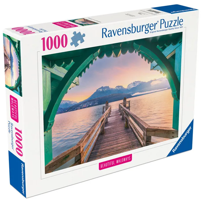 Ravensburger Rompecabezas Adultos 1000 Piezas Puente Peatonal Lago de Annecy Serie Senderos de Ensueño 14+ Años Ref. 12001762 / RA4005555017622 Ravensburger Rompecabezas Adultos 1000 Piezas Puente Peatonal Lago de Annecy Serie Senderos de Ensueño 14+ Años Ref. 12001762 / RA4005555017622