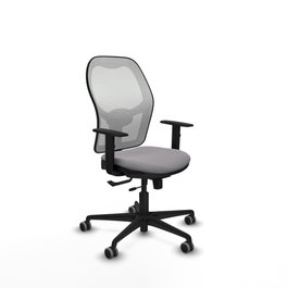 PIQUERAS Y CRESPO Silla de oficina Jorquera Gris y Blanco