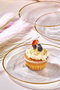 Hermia Set 6 Platos para Postre de Vidrio Transparente 21 cm