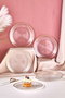 Hermia Set 6 Platos para Postre de Vidrio Transparente 21 cm