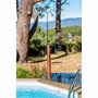 Gre Ducha de PVC con aspecto madera y acumulador de 9 l