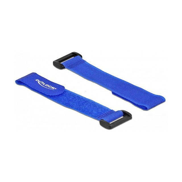DeLOCK Bridas de cable con cierre de gancho y lazo 190 x 25 mm, Azul (5 unidades) DeLOCK Bridas de cable con cierre de gancho y lazo 190 x 25 mm, Azul (5 unidades)